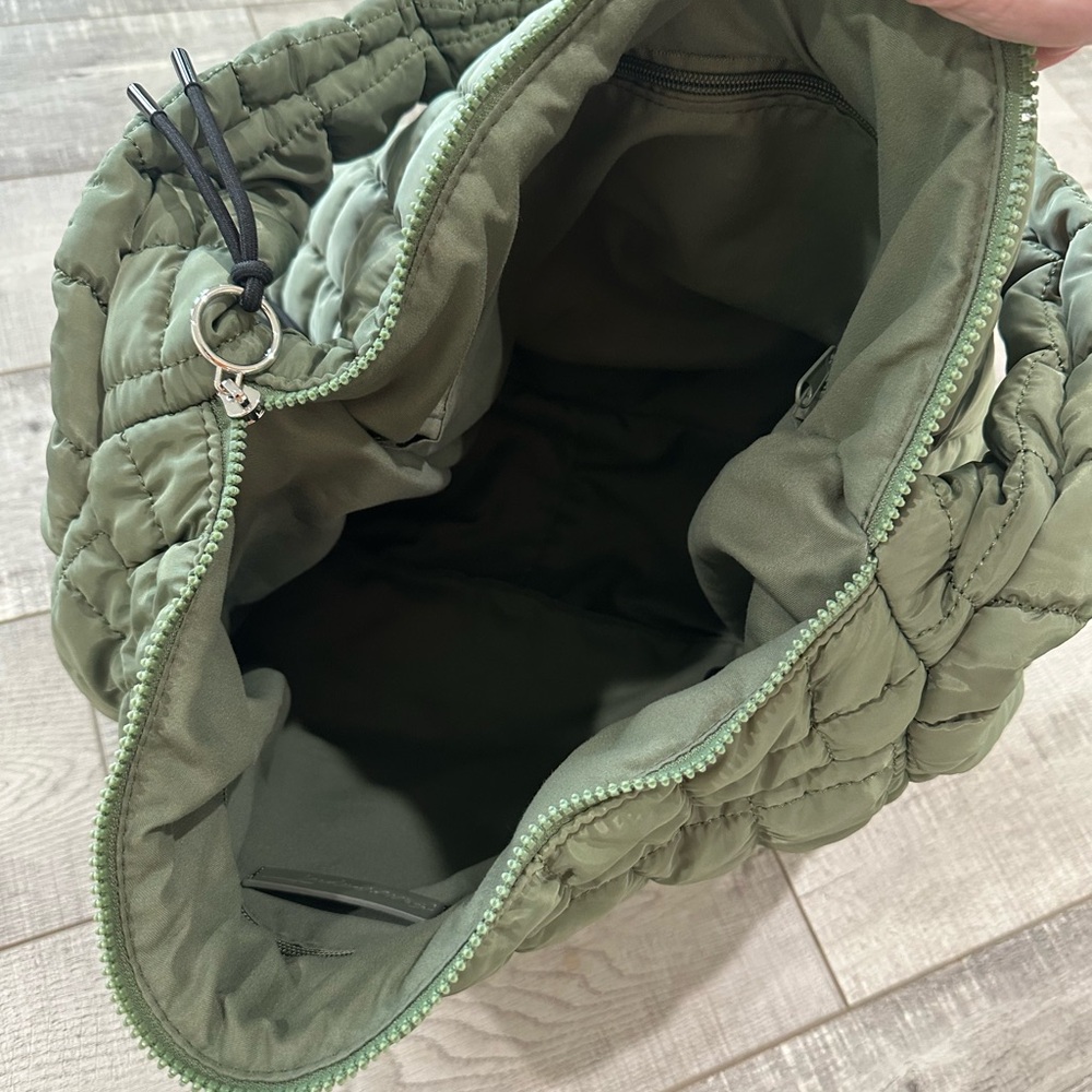 FP Movement by Free People Olive Green Quilted Shoulder Bag - Picture 8 of 9
